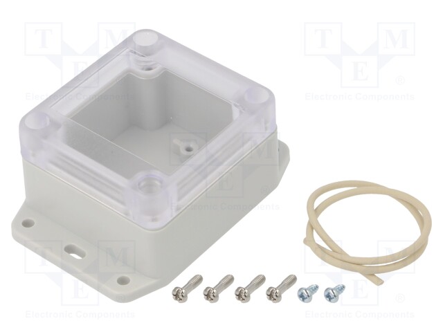 Enclosure: multipurpose; X: 60mm; Y: 65mm; Z: 40mm; with fixing lugs