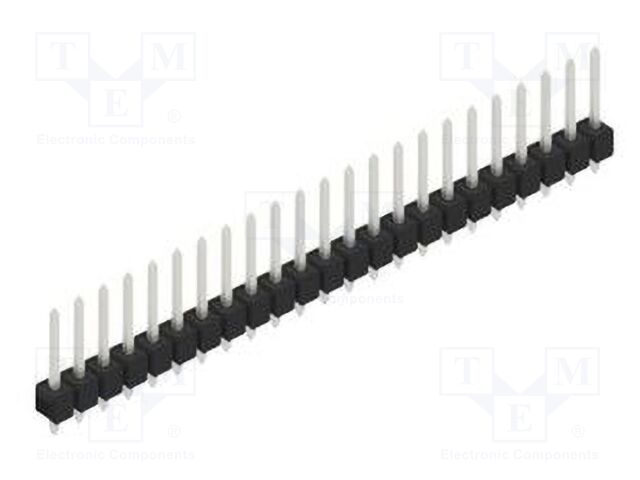 Connector: pin strips; pin header; male; PIN: 23; 2.54mm; THT; 1x23