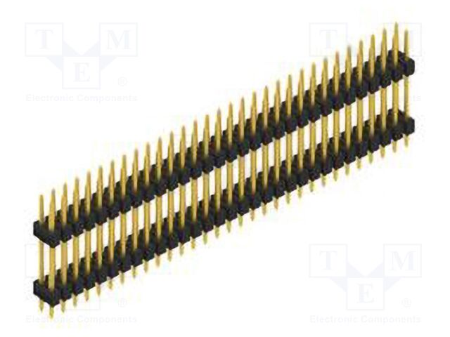 Connector: pin strips; pin header; male; PIN: 62; 2.54mm; THT; 2x31