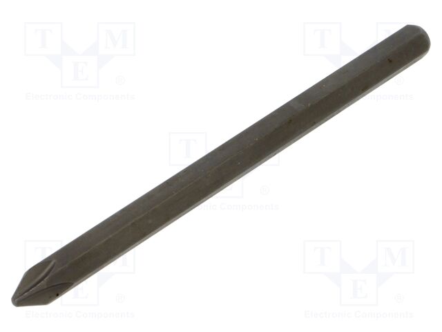 Screwdriver bit; Phillips; PH2; Overall len: 125mm