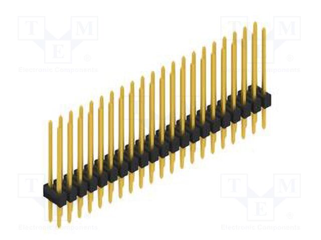Connector: pin strips; pin header; male; PIN: 42; 2.54mm; THT; 2x21
