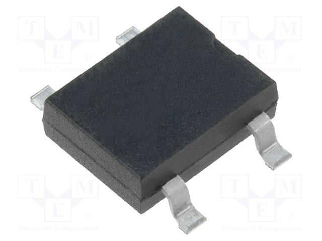 Single-phase bridge rectifier; Urmax: 800V; If: 1A; Ifsm: 50A; SMT