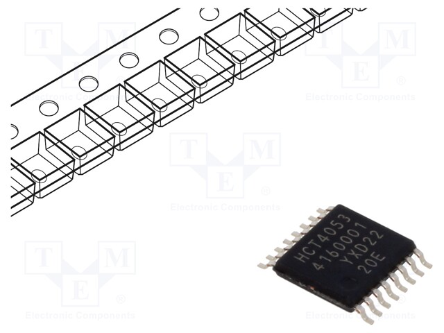 IC: digital; analog,demultiplexer,multiplexer; CMOS,TTL; SMD