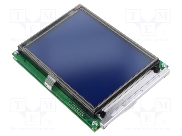 Display: LCD; graphical; 320x240; STN Negative; blue; LED