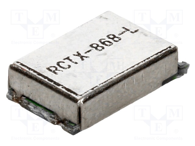 Module: RF; AM transmitter; ASK,OOK; 868.3MHz; 2.2÷3.6VDC; 9dBm