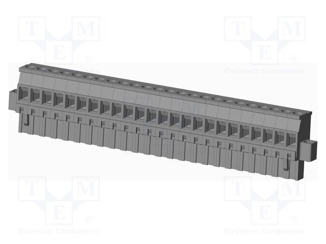 Connector: pluggable terminal block; plug; female; angled 90°