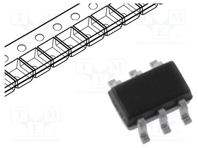 Transistor: PNP x2; bipolar; BRT; 50V; 0.1A; 300mW; SOT363; R1: 4.7kΩ