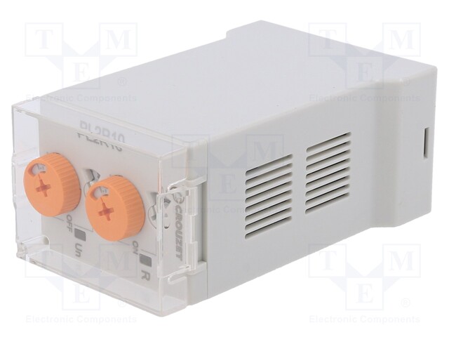 Timer; 0,5s÷10days; DPDT; 250VAC/10A; Usup: 12÷240VAC; 12÷240VDC