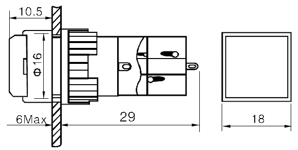 Switch: rotary; Pos: 2; SPST-NO + SPST-NC; 3A/220VAC; 2A/24VDC