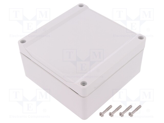 Enclosure: multipurpose; X: 120mm; Y: 120mm; Z: 60mm; 1555; grey