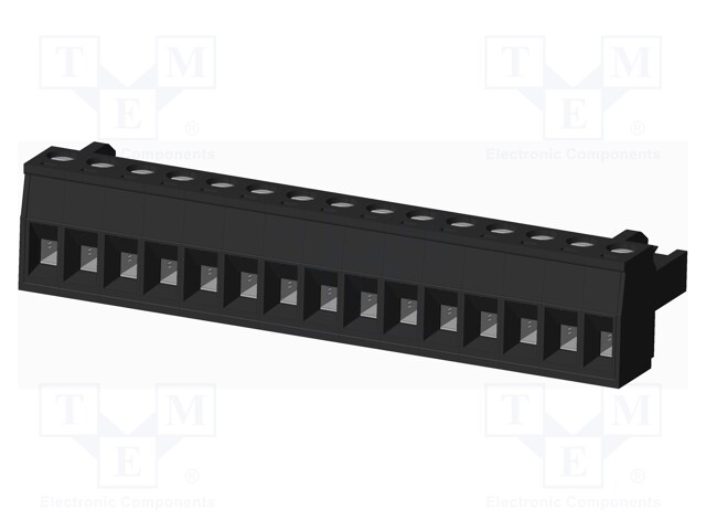 Connector: pluggable terminal block; plug; female; straight; 300V
