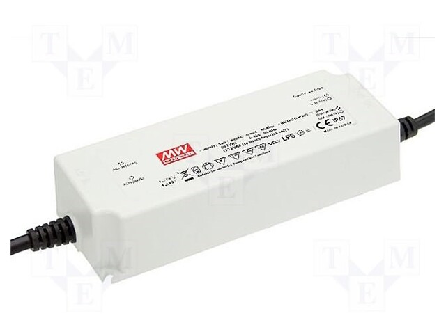 Power supply: switched-mode; LED; 90.18W; 54VDC; 1.67A; 90÷305VAC