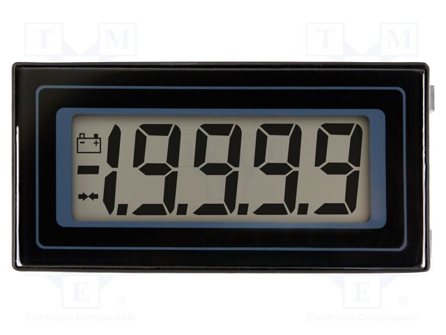 Voltmeter; digital,mounting; 0÷200mV,0÷2V; on panel; Char: 12.5mm