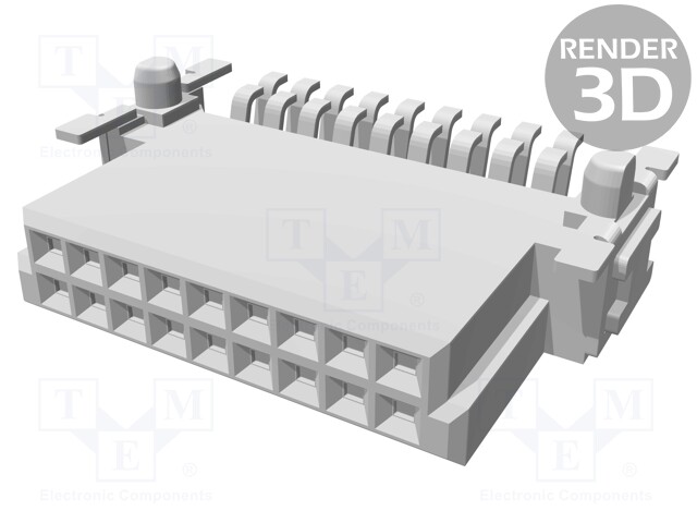 Connector: PCB to PCB; female; PIN: 18; 1.27mm; Series: har-flex