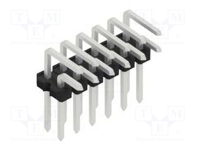 Connector: pin strips; pin header; male; PIN: 12; 2.54mm; THT; 2x6
