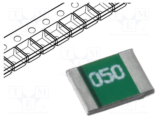 Fuse: PTC polymer; 500mA; Case: 1210