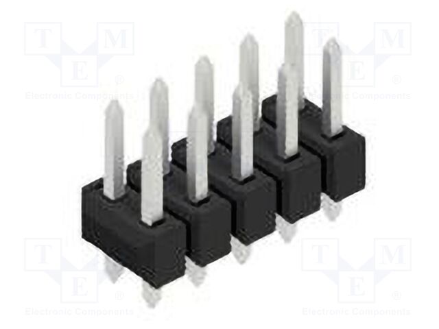 Connector: pin strips; pin header; male; PIN: 10; 2.54mm; THT; 2x5