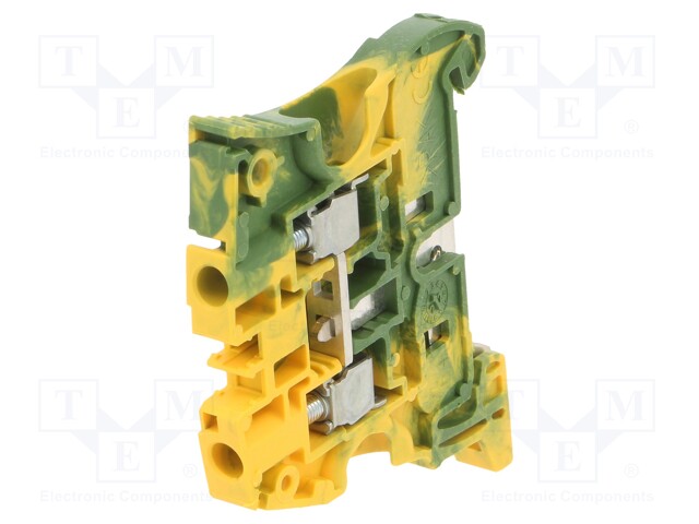 Splice terminal: rail; 0.2÷6mm2; ways: 1; terminals: 2; Width: 6mm