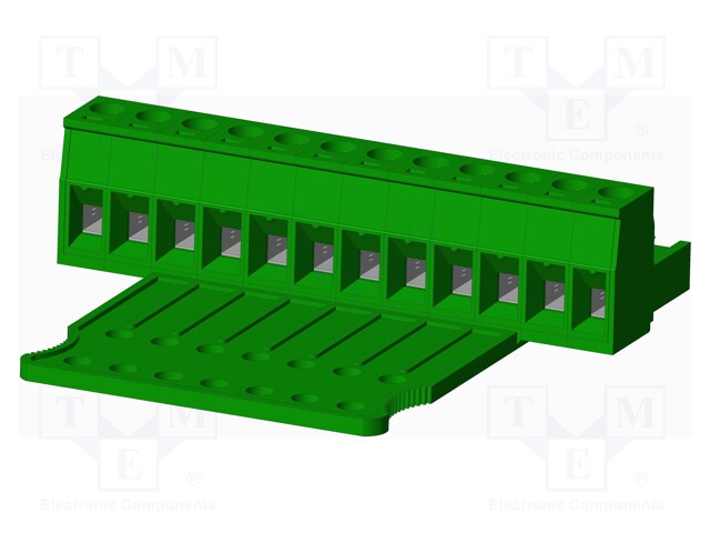 Connector: pluggable terminal block; plug; female; straight; 300V