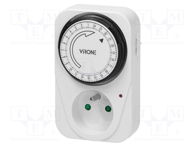 Programmable time switch; 15min÷24h; 230VAC/16A; IP20; Standard
