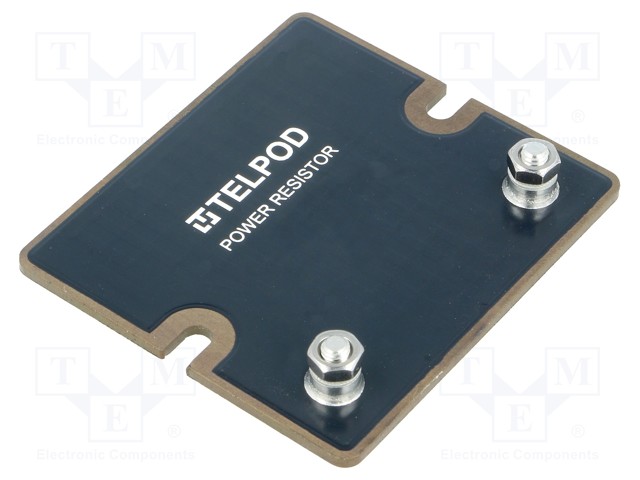 Resistor: thick film; screw; 47Ω; 300W; ±5%; 67x60x2mm; 100ppm/°C