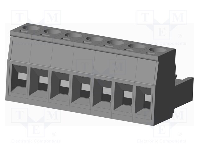 Connector: pluggable terminal block; plug; female; straight; grey