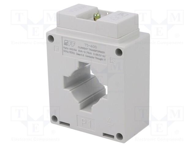 Current transformer; Series: TI; I AC: 400A; 5VA; IP20; 5A; -5÷40°C