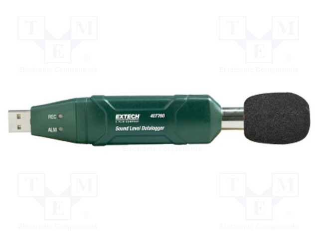 Logger: sound; Sound level meas: 30÷130dB; Interface: USB; 20g