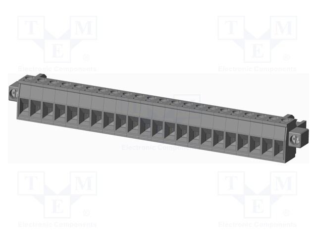 Connector: pluggable terminal block; plug; female; straight; grey