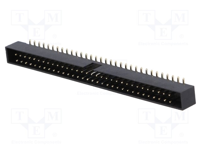 Socket; IDC; male; PIN: 64; vertical; SMT; gold flash; 2mm