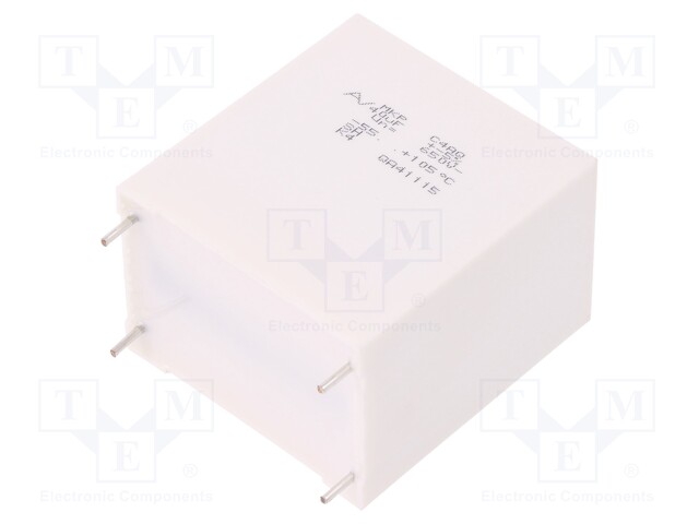 Capacitor: polypropylene; DC-Link; 40uF; ESR: 2.8mΩ; C4AQ; THT; ±5%