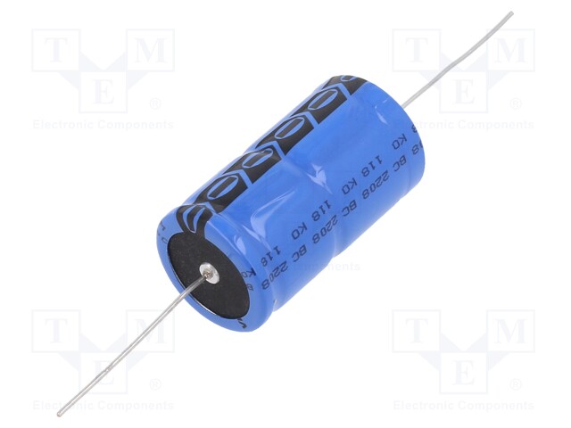 Capacitor: electrolytic; 4.7mF; 25VDC; Ø21x38mm; ±20%; -40÷125°C