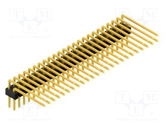 Connector: pin strips; pin header; male; PIN: 48; 2.54mm; THT; 2x24