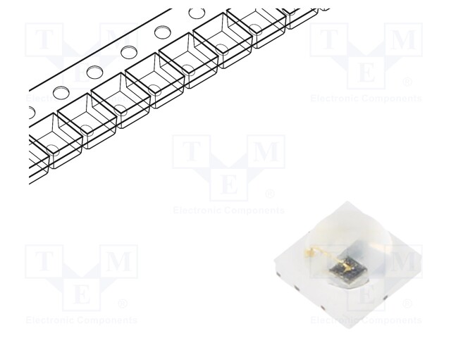 IR transmitter; 830÷850nm; transparent; P opt: 224÷450mW; 100°