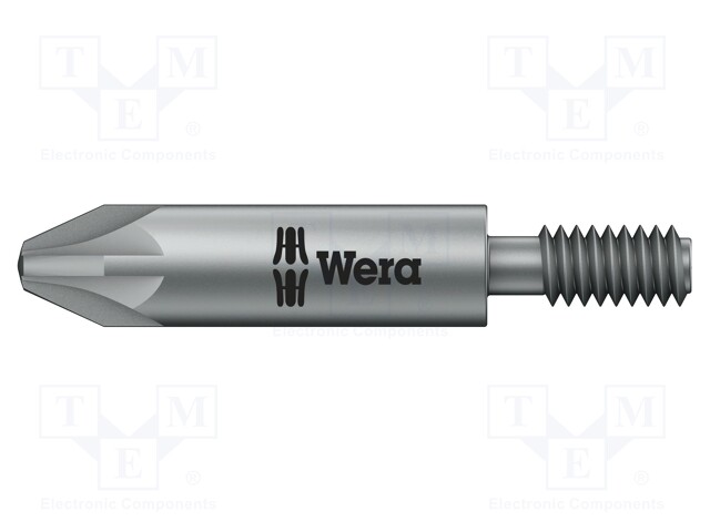 Screwdriver bit; Pozidriv®; PZ2; Overall len: 33mm; Mounting: M4