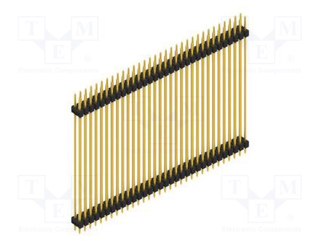 Connector: pin strips; pin header; male; PIN: 64; 2.54mm; THT; 2x32