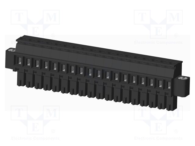 Connector: pluggable terminal block; plug; female; angled 90°