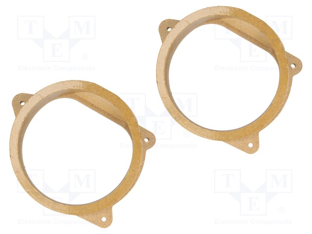 Spacer ring; MDF; 165mm; Peugeot; impregnated,varnished