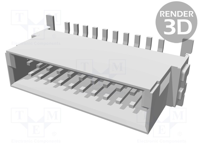 Connector: PCB to PCB; male; PIN: 20; 1.27mm; Series: har-flex; 2.3A