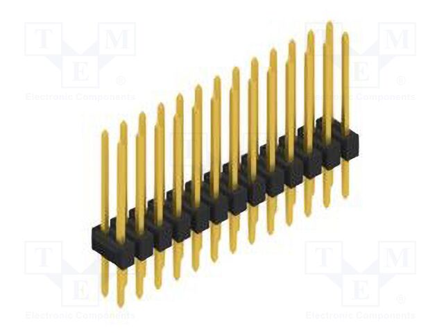 Connector: pin strips; pin header; male; PIN: 26; 2.54mm; THT; 2x13