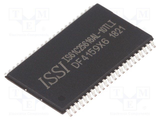 SRAM memory; SRAM; 256kx16bit; 5V; 10ns; TSOP44 II; parallel