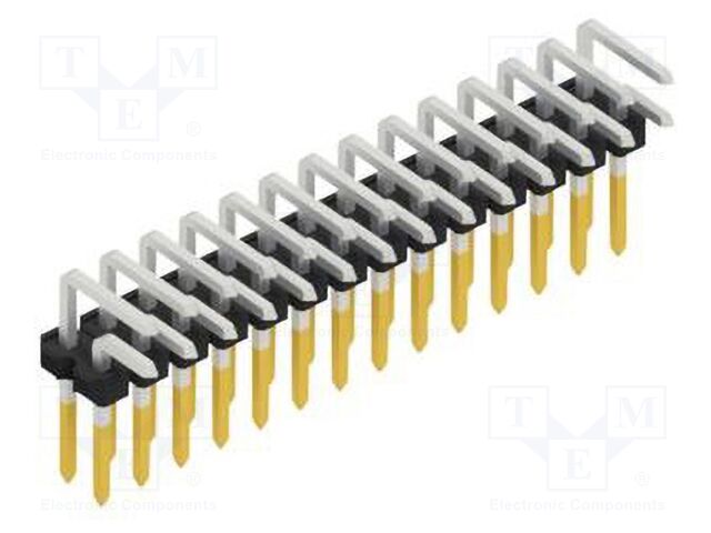 Connector: pin strips; pin header; male; PIN: 28; 2.54mm; THT; 2x14