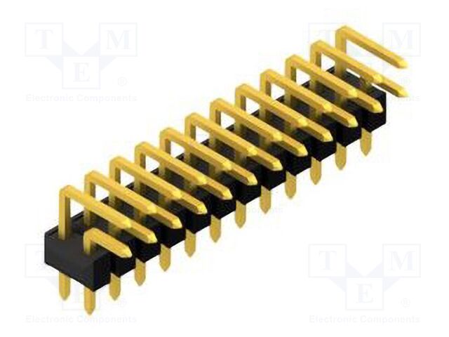 Connector: pin strips; pin header; male; PIN: 24; 2.54mm; THT; 2x12