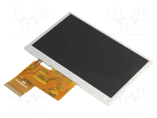 Display: TFT; 4.3"; 480x272; Illumin: LED; Dim: 105.5x67.2x2.95mm