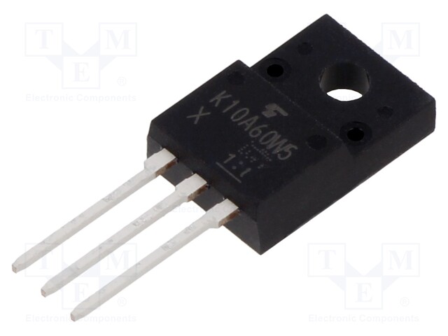 Transistor: N-MOSFET; unipolar; 600V; 9.7A; 30W; SC67