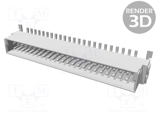 Connector: PCB to PCB; male; PIN: 46; 1.27mm; Series: har-flex; 2.3A