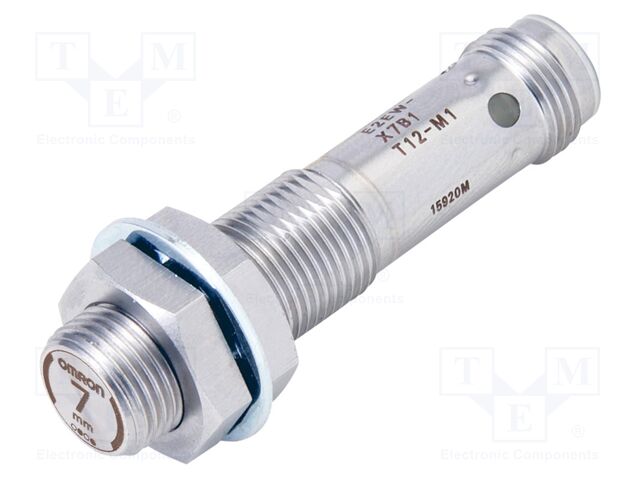 Sensor: inductive; OUT: PNP / NC; 0÷7mm; 10÷30VDC; M12; IP67; 0÷85°C