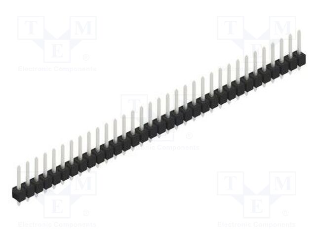 Connector: pin strips; pin header; male; PIN: 33; 2.54mm; THT; 1x33