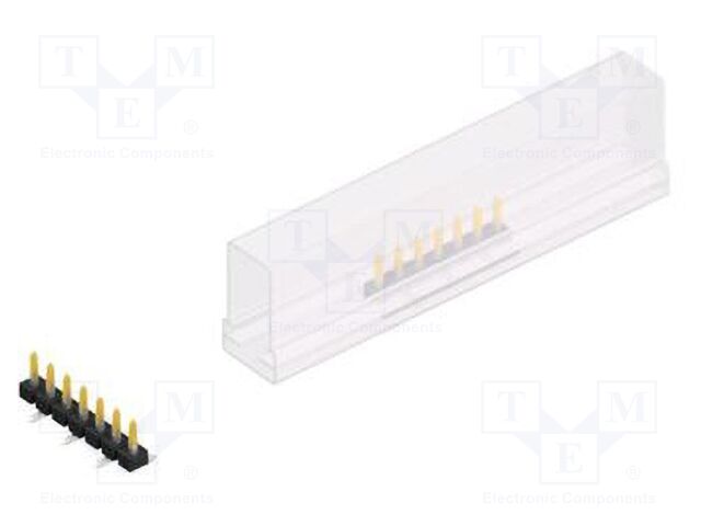 Connector: pin strips; pin header; male; PIN: 7; 2.54mm; SMT; 1x7