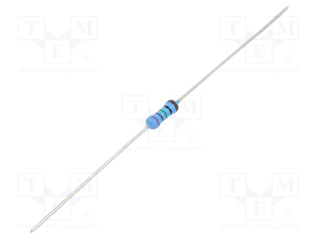 Resistor: thin film; THT; 715Ω; 600mW; ±5%; Ø2.5x6.5mm; 50ppm/°C